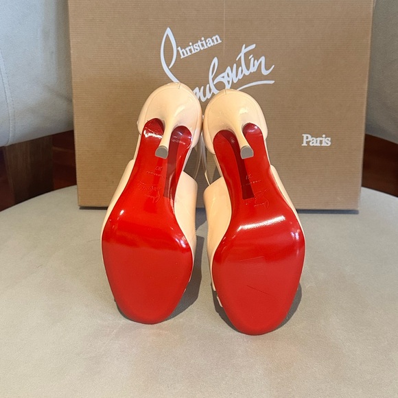 New authentic Christian Louboutin Makefissima Nude/Pink Patent leather Heel - Picture 6 of 13